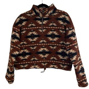 Sherpa American Eagle Slightly Crop Fleece women xs